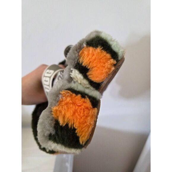 UGG Women's Fluff Yeah Slide CALI Collage Slipper US 10 - Picture 8 of 9